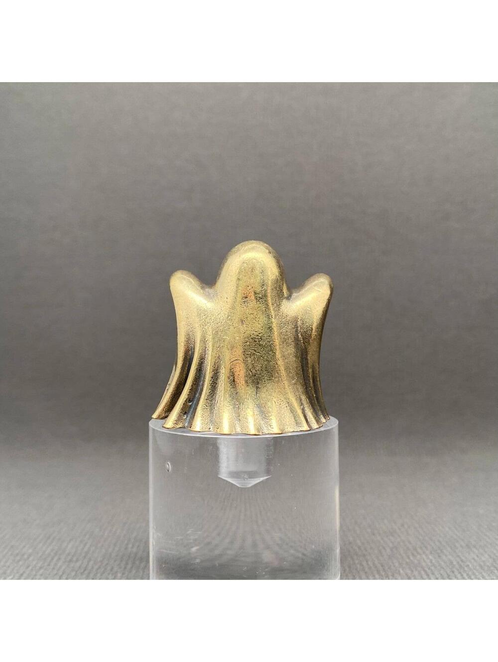 Brass Ghost Miniature Figurine Sculpture - Picture 2 of 3